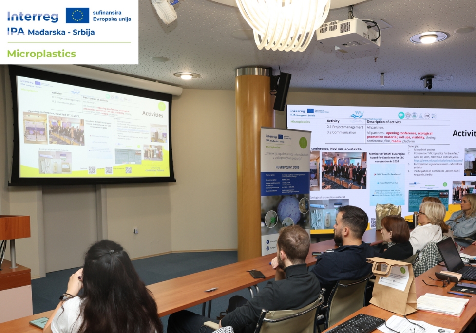 Projekat Microplastics predstavljen na 28. Water Workshop konferenciji